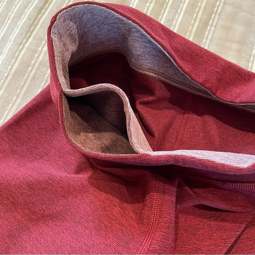 Outdoor Voices Colorblock Activewear Workout Leggings in Berry Pink Extra Small - Image 7