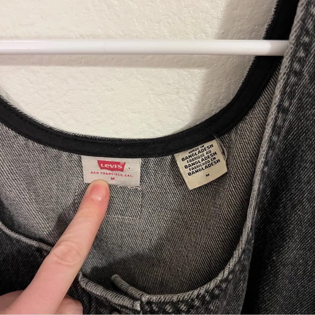 Levi’s Tuli Denim Mini Dress - Image 4