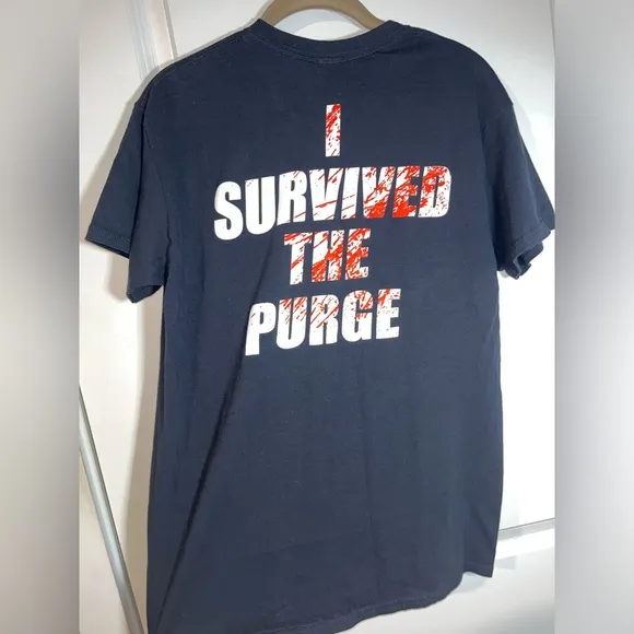 The Purge Election Year Halloween Ripple Junction Short Sleeve Tshirt Sz Medium - Image 2
