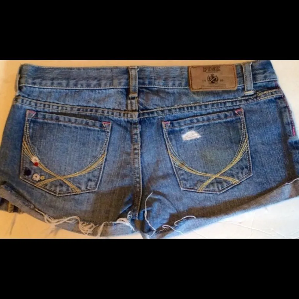 PINK VS Cut-Off Denim‎ Shorts - Image 4