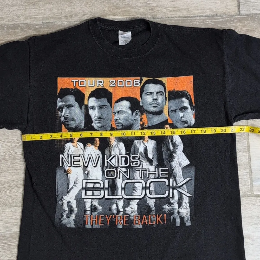 New Kids On The Block Y2K 2008 Tour T-shirt NKOTB '08 Tour Shirt - Image 5