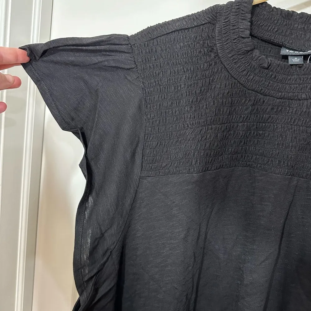 Torrid Cotton Modal Jersey Smocked Mock Neck Top size 4x - Image 5