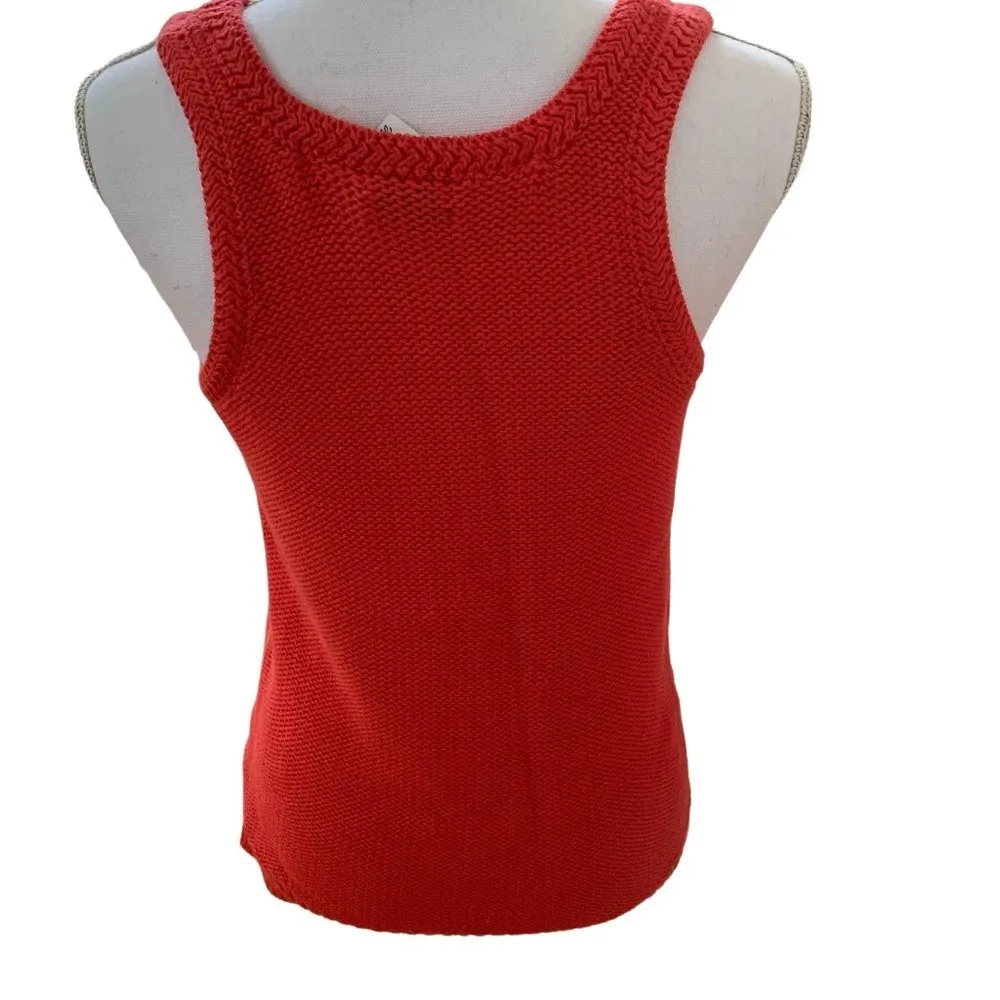 WALLACE MADEWELL "Punch" Color  Slipstitch SWEATER TANK TOP - Image 5