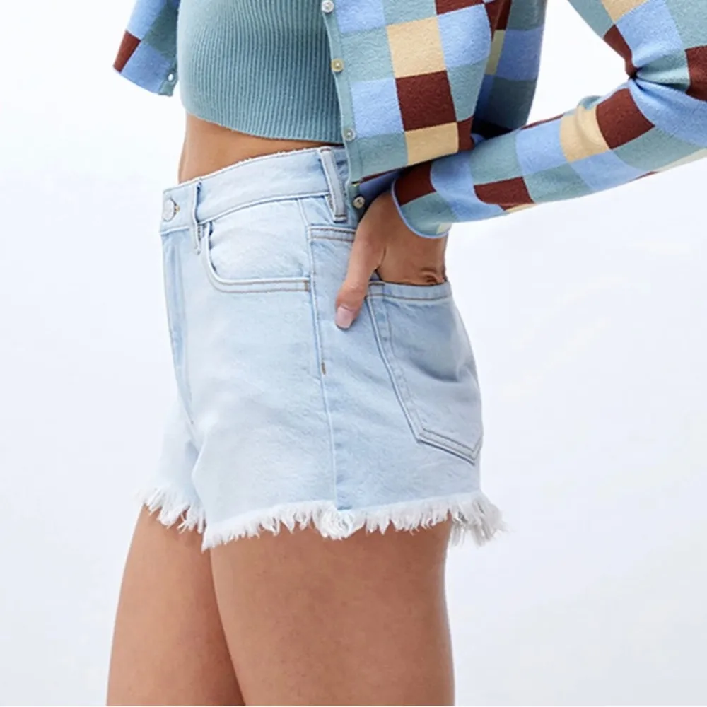 PacSun Eco Light Blue High Waisted
Denim Festival
Shorts - Image 3