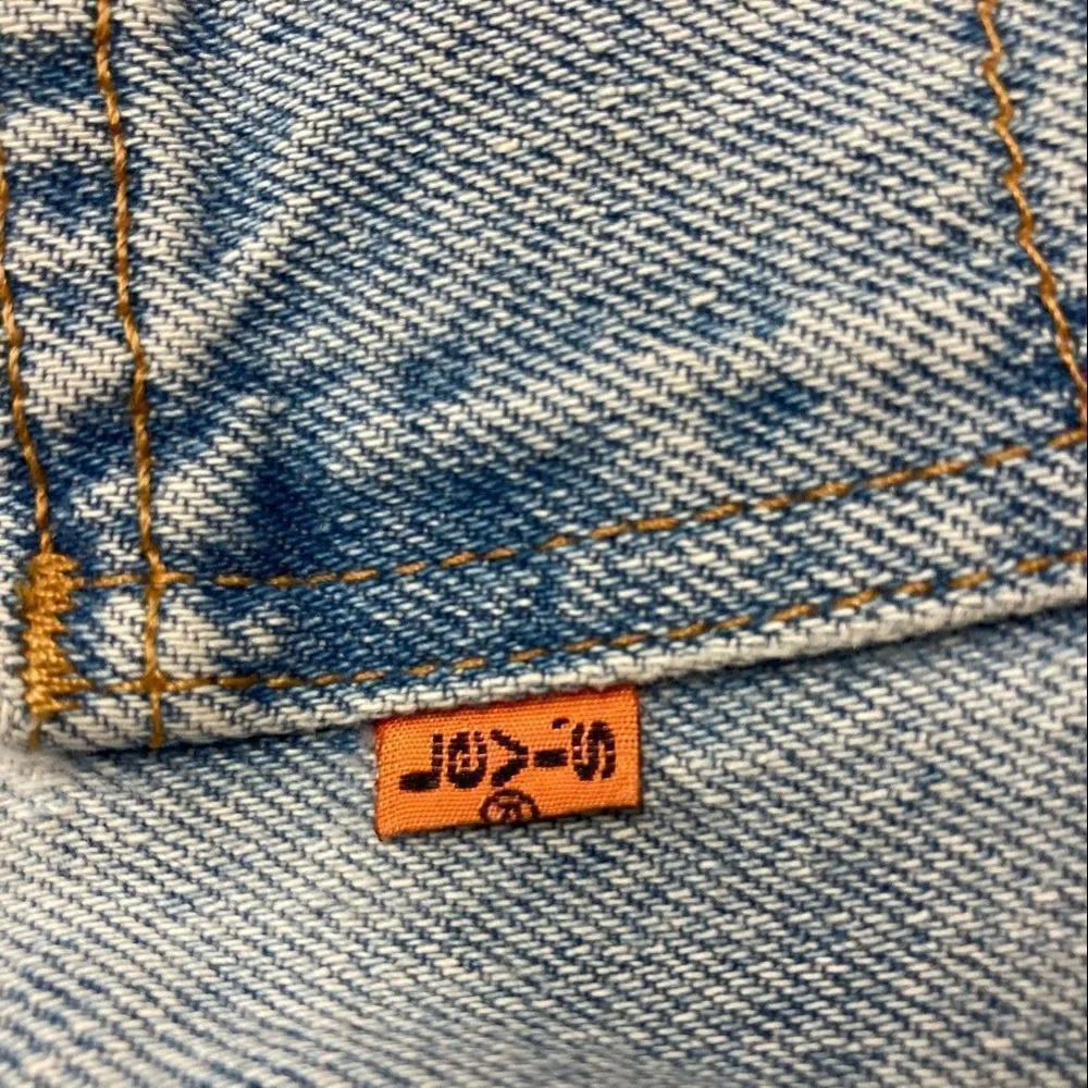 LEVI’S,‎ Vintage, ORANGE Tag,RARE FIND, Size 8/9 P, Waist 29”,Blue,Style # 10912 - Image 7