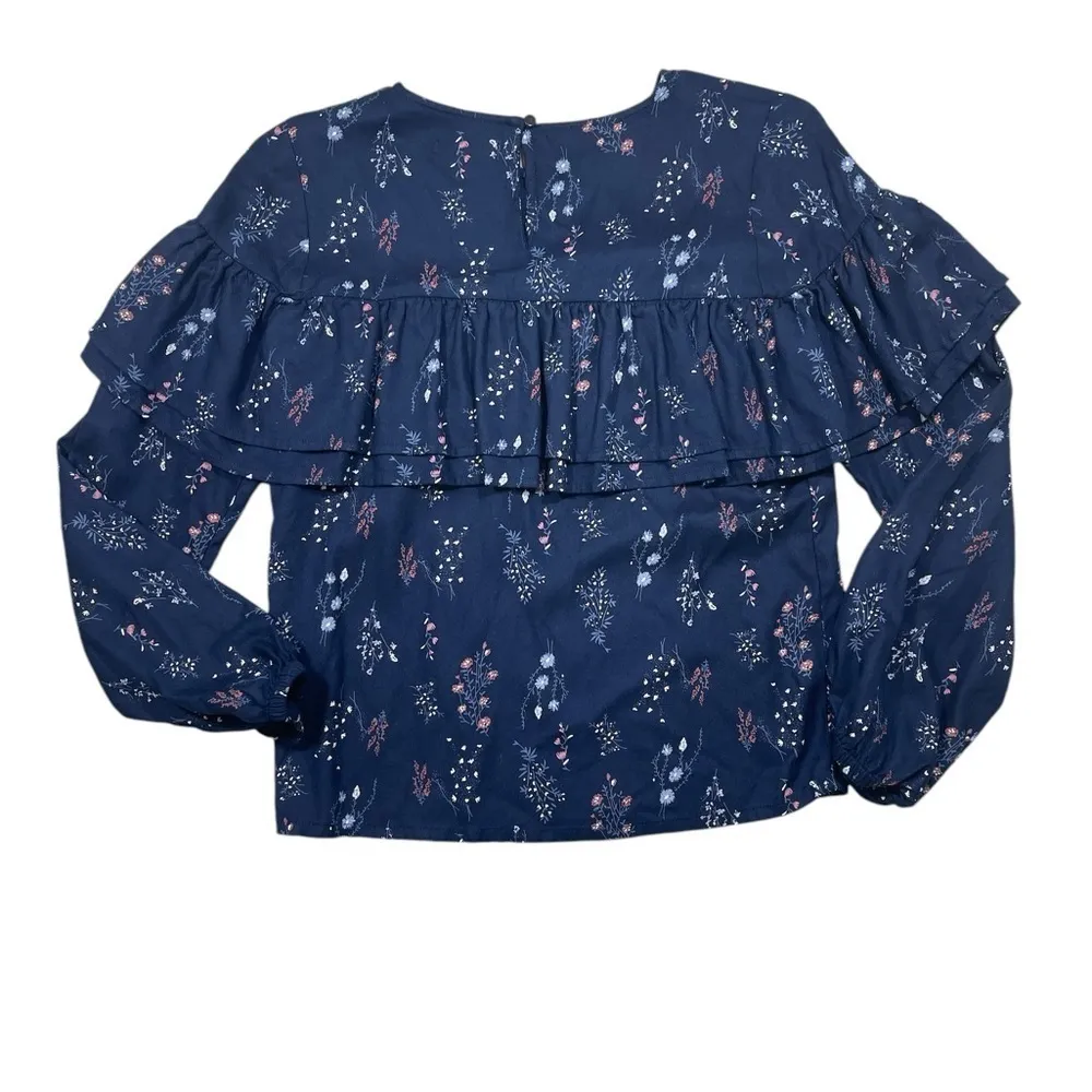 Reserved Shoulder Flutter Top - Image 2