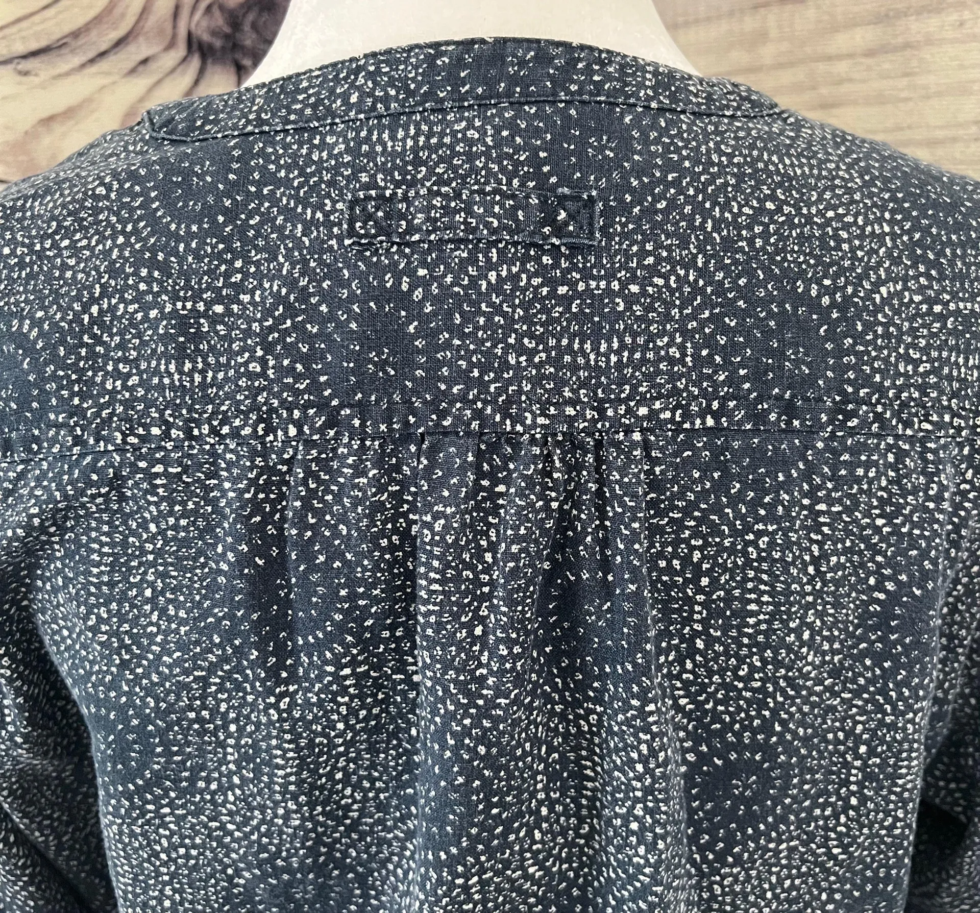 Duluth Trading Co Blue Patterned Hemp Tunic - Image 11