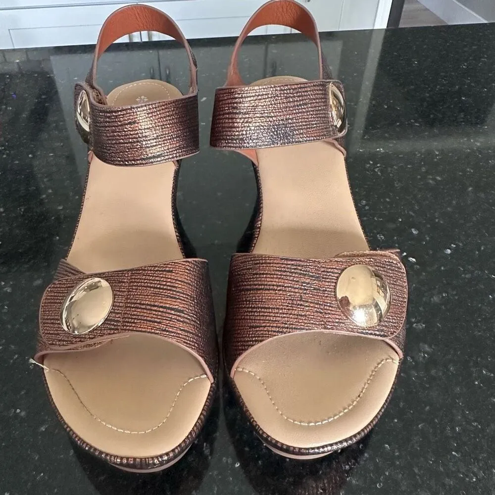 PATRIZIA DADE‎ Brinze Dade Party STRAP SANDAL SIZE 10 - Image 4