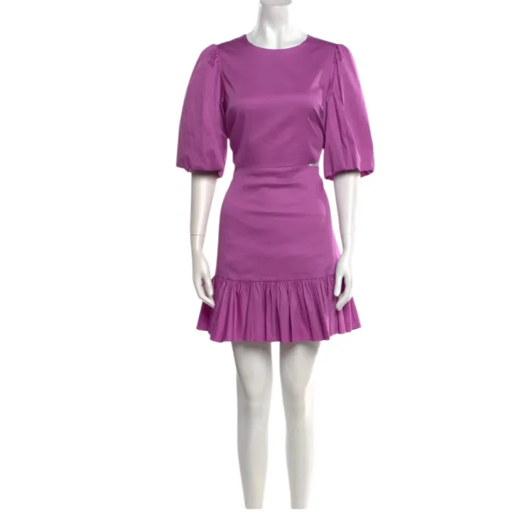 Veronica Beard Purple Sheath Mini Dress with Puff Sleeves Size 6 NWT - Image 3