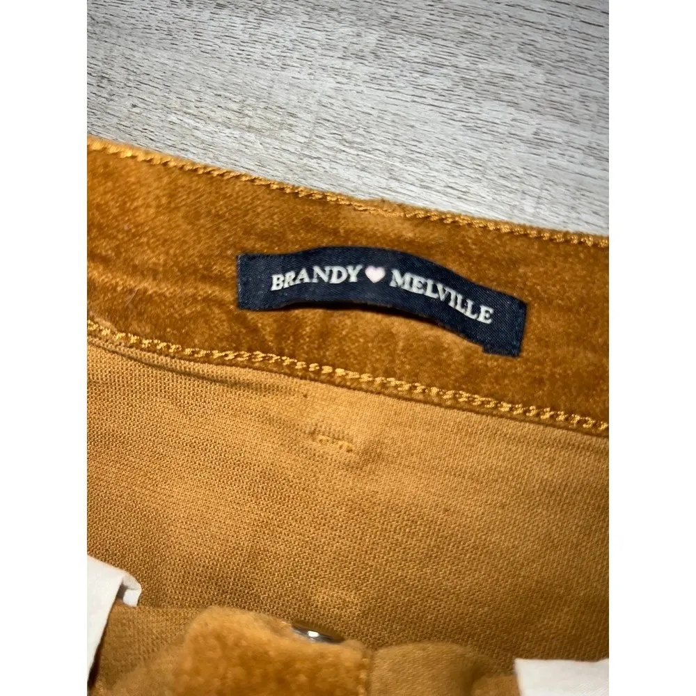 Brandy Melville Skirt Women's S Brown Mini Reg Fit Size Small S - Image 3