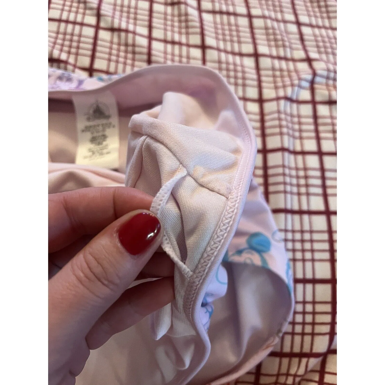 EUC Disney Store Pink  Minnie & Gang  Mouse Swim Suit Adult Size 2XL 1 Piece - Image 4