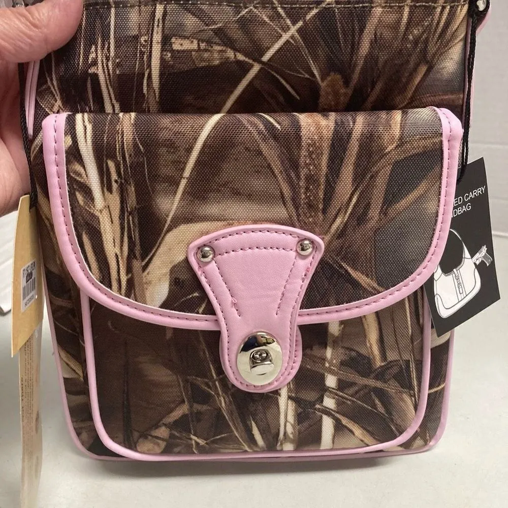 REALTREE Women’s Camo Pink & Brown Crossbody & Concealed‎ Carry With Dust Bag - Image 6