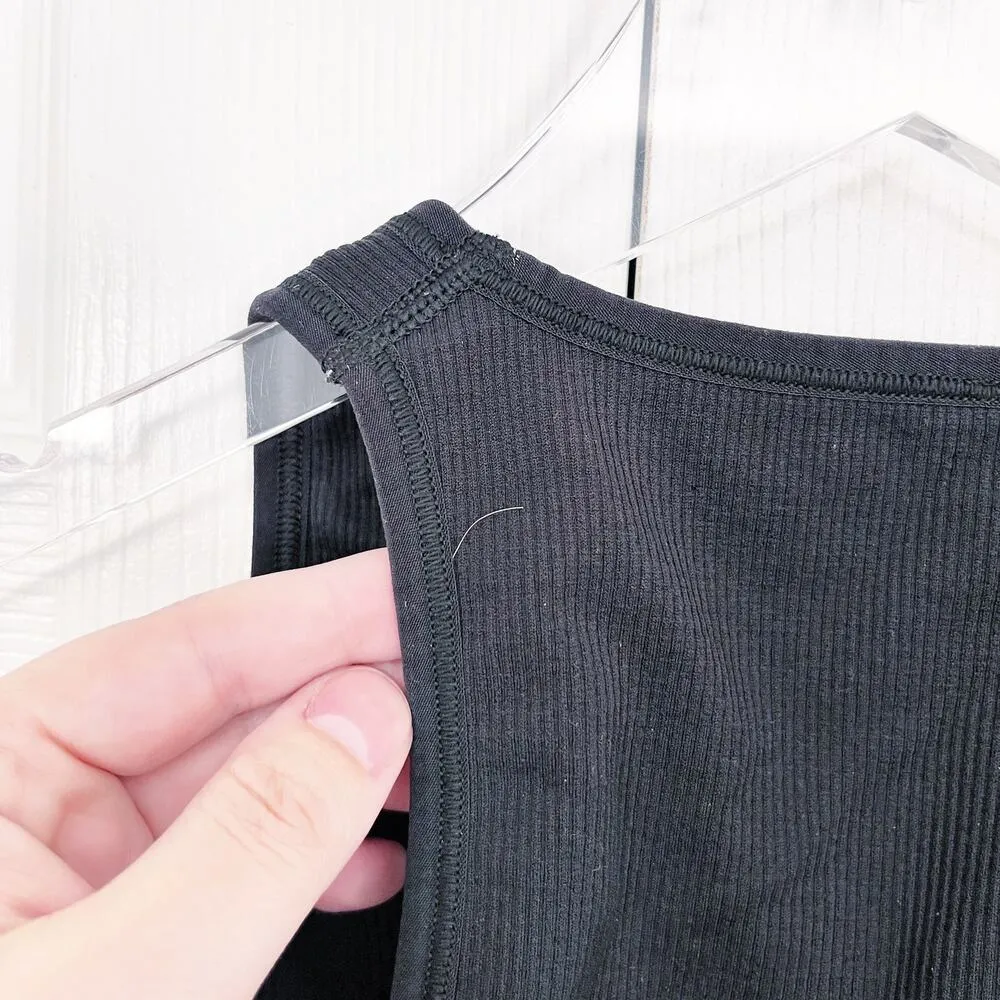 Athleta Black Aurora Seamless Crop Rib Tank - Image 6