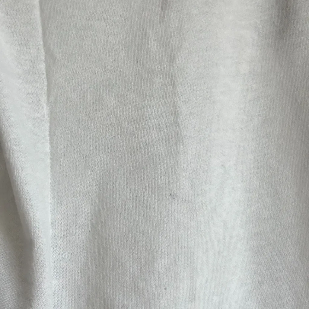 Skims Sheer Jersey T-Shirt in Snow, Size XXS - Image 8