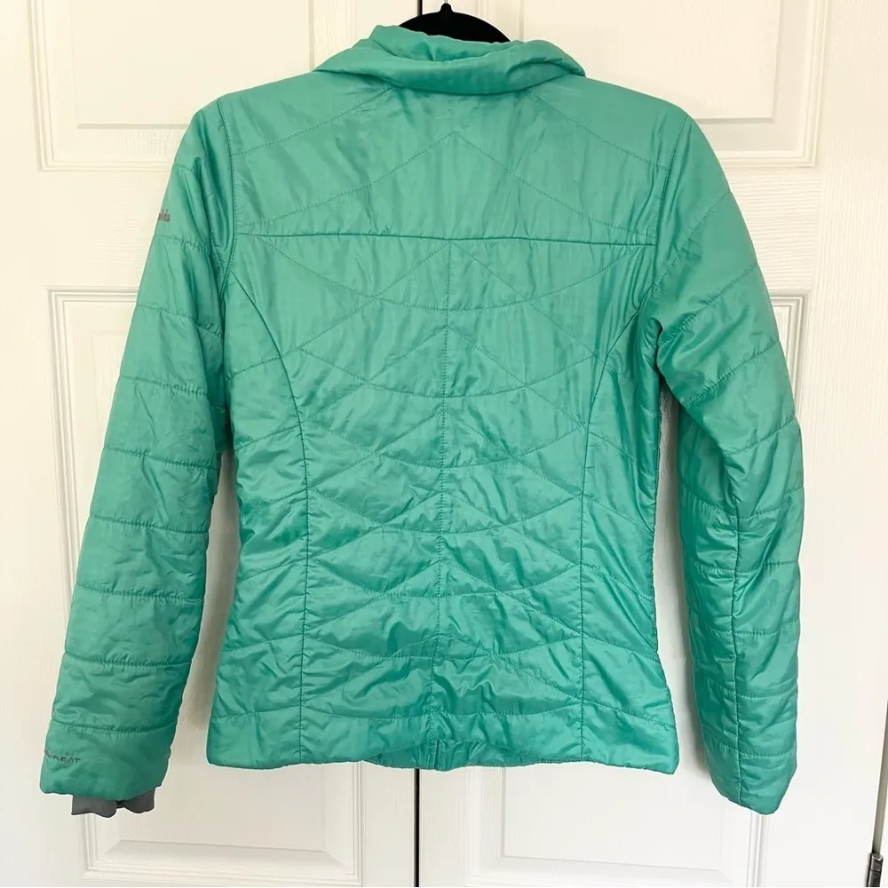 Women’s Columbia Mint Omnishield Puffer Jacket Size XS - Image 11