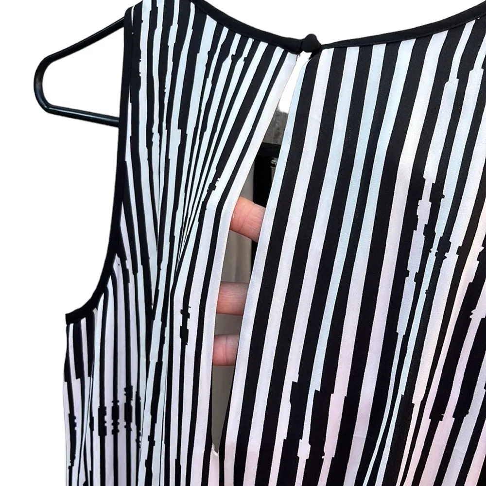 NWT White House Black Market Stripe Split Maxi Dress - Image 14