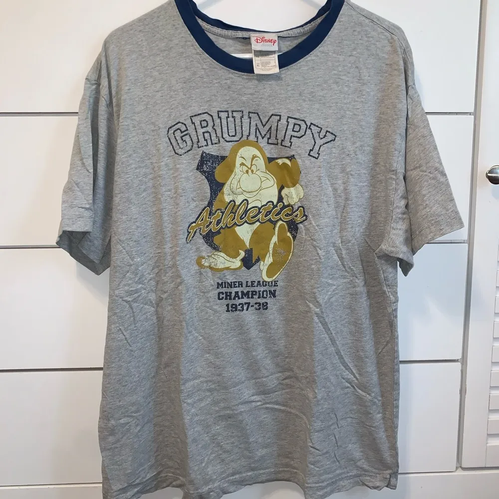 Disney Grumpy Athletics grey t shirt - Image 2