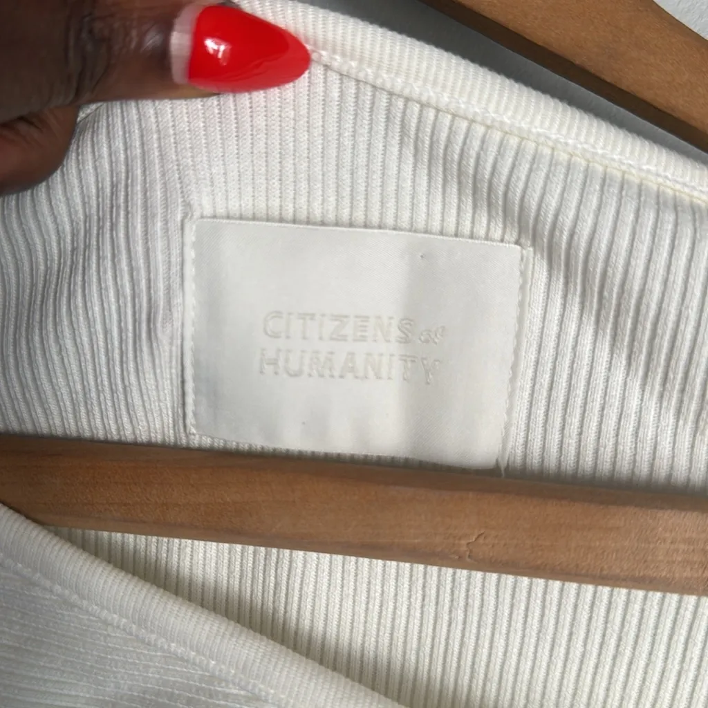 Citizens of Humanity Iris Long Sleeve Cutout Top XS - Image 6