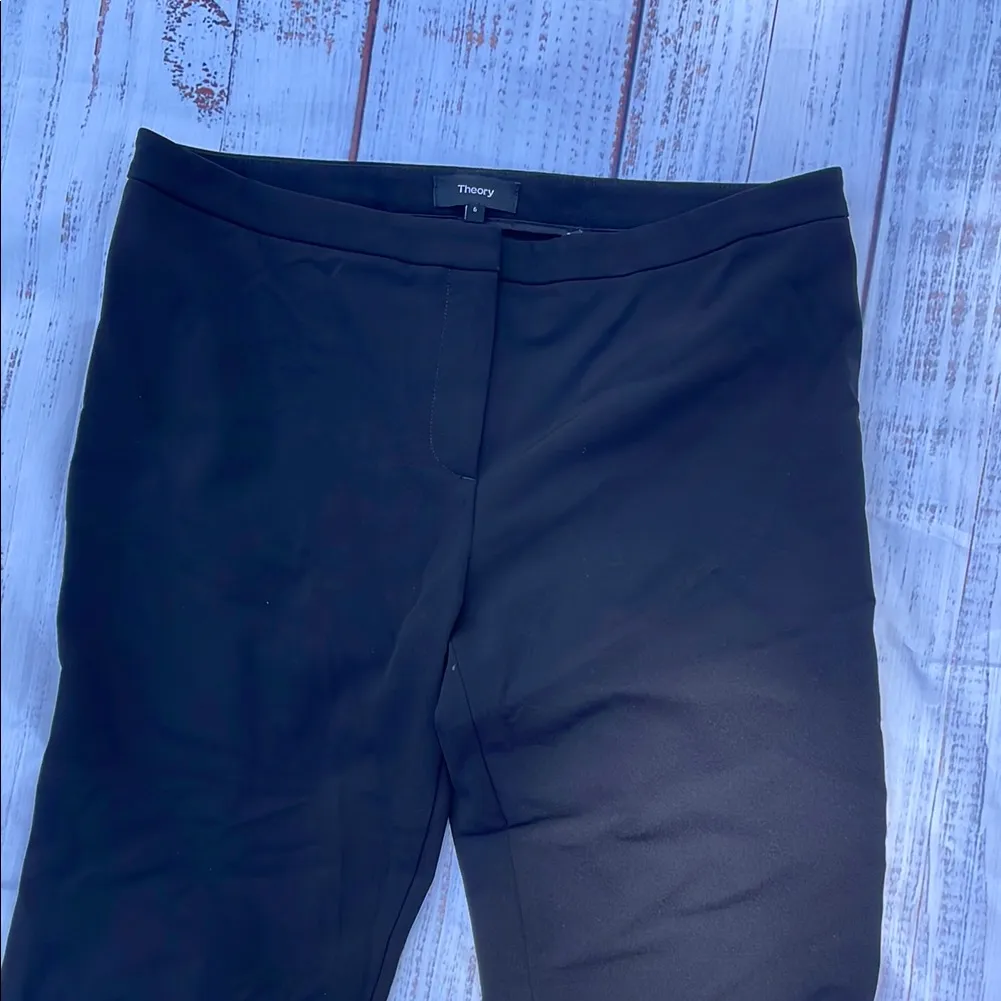 Theory Charcoal Trousers - Image 3