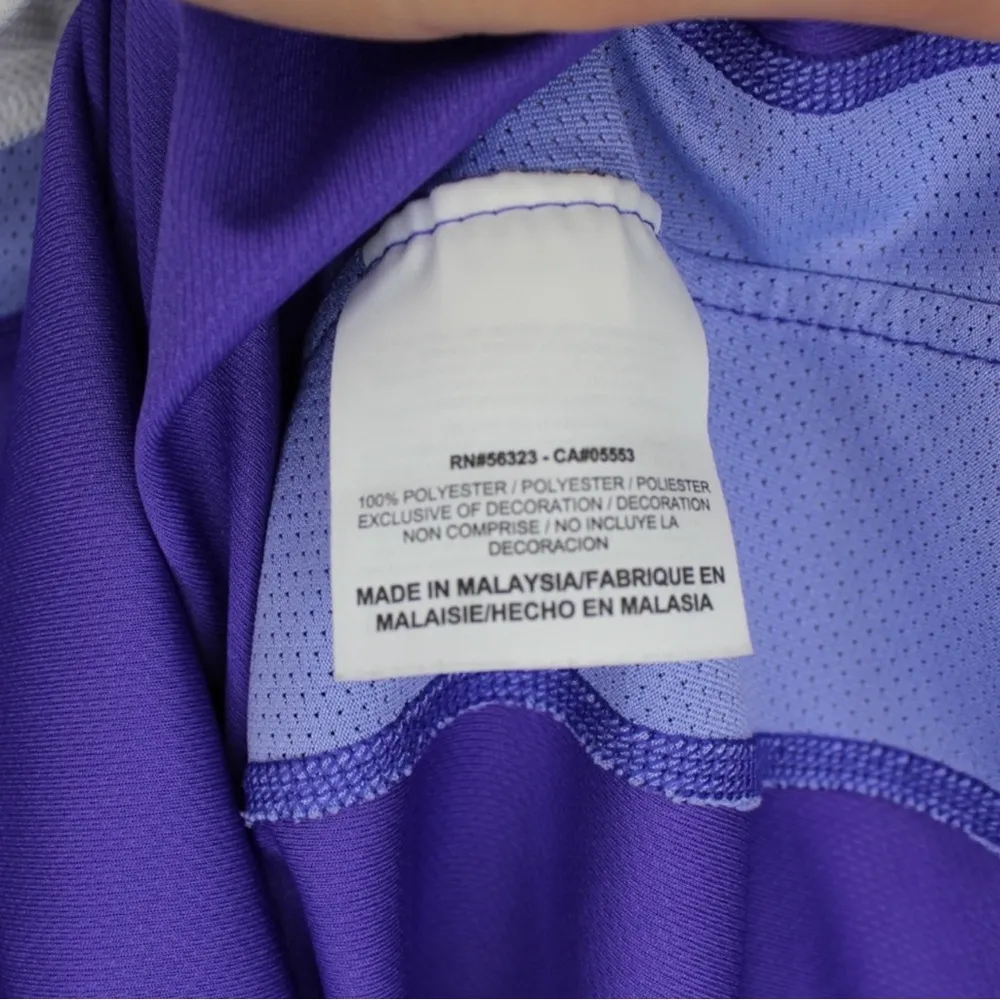 Nike | Purple Dri-Fit Mesh Running Short Sleeve Tee - Image 5