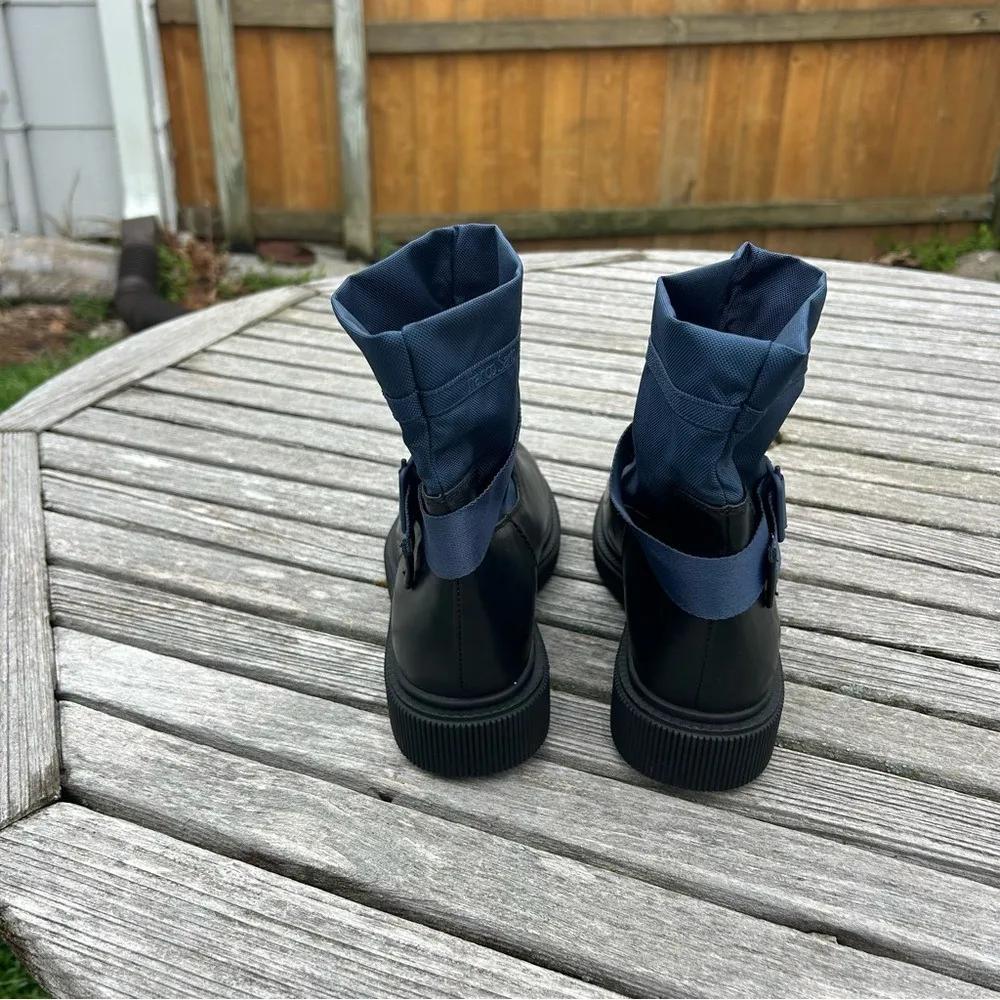 Franco Sarto‎ Jan Snow Boot Black & blue Waterproof All-Weather Lug Sole size 10 - Image 6