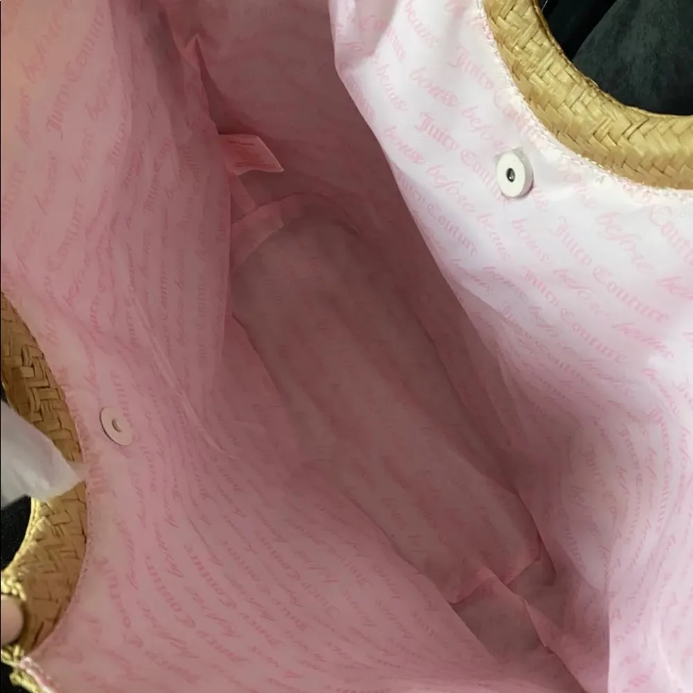 NWT Juicy Couture Bag | Woven Beach Tote - Image 4