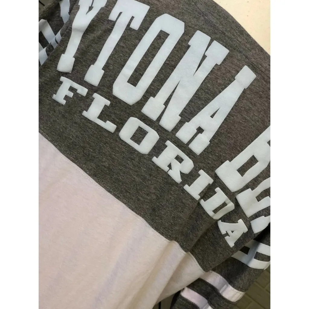 Daytona Beach Florida Sweatshirt Small Vacation Spring‎ Break Pullover Souvenir Gray - Image 3