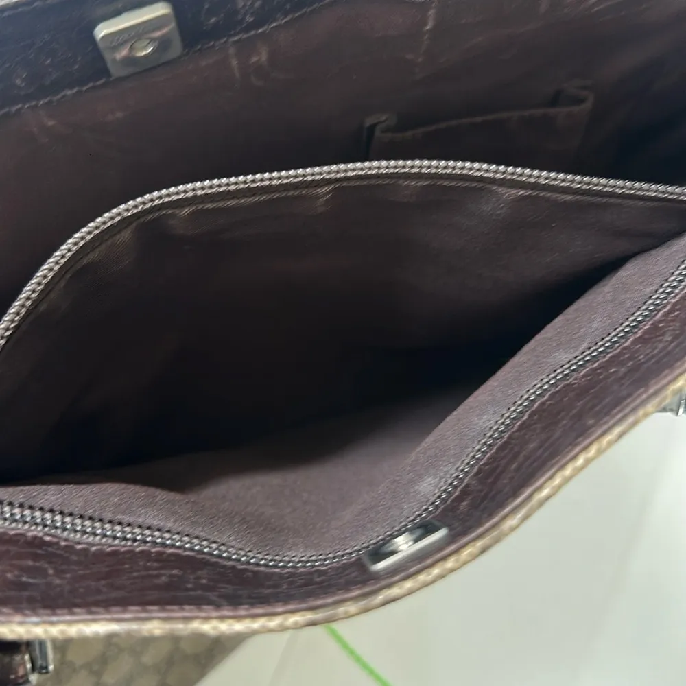 Gucci Beige and Brown Tote Bag - Image 7