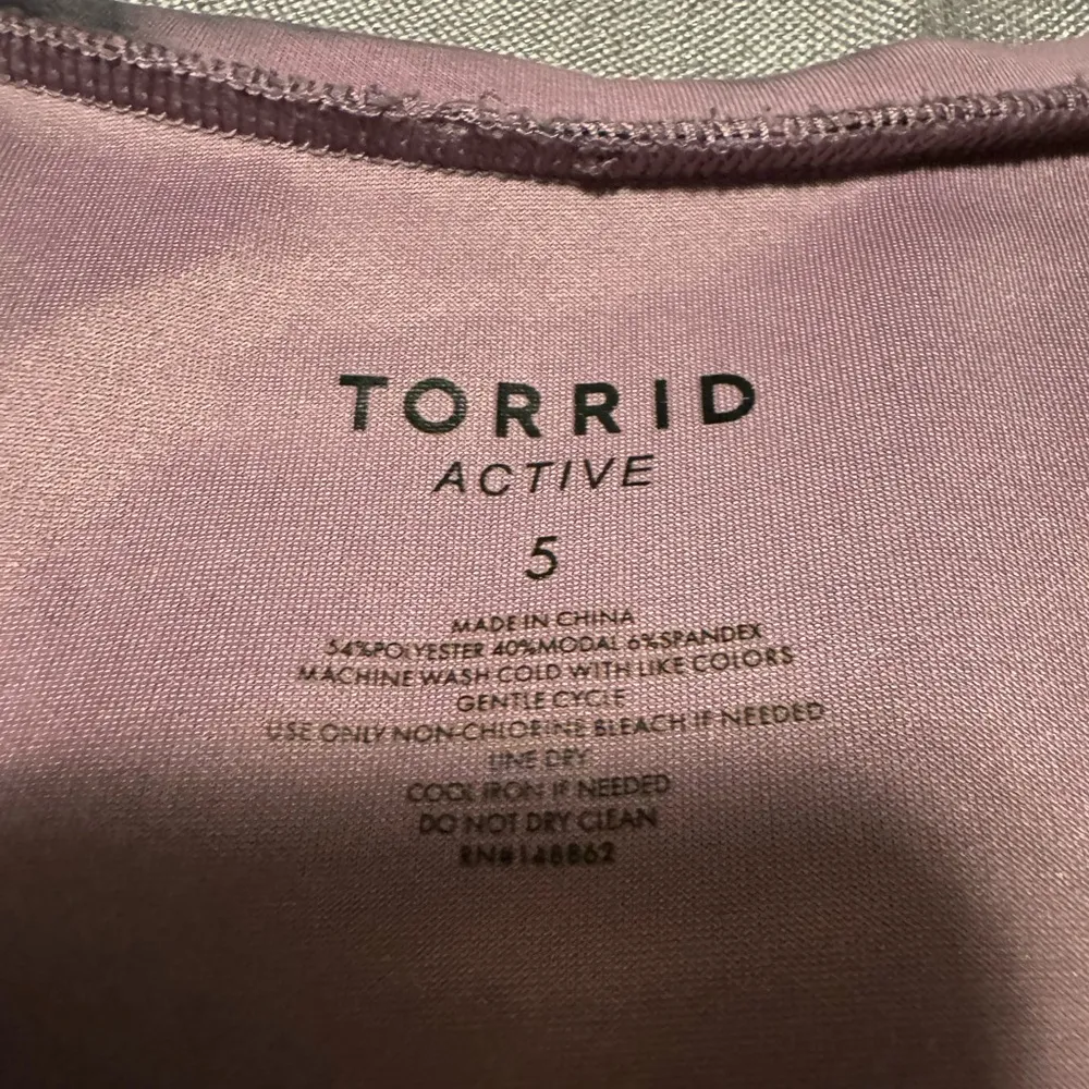 Torrid Active Purple/Pink Tye Tie Active Wear Sweater - Image 3