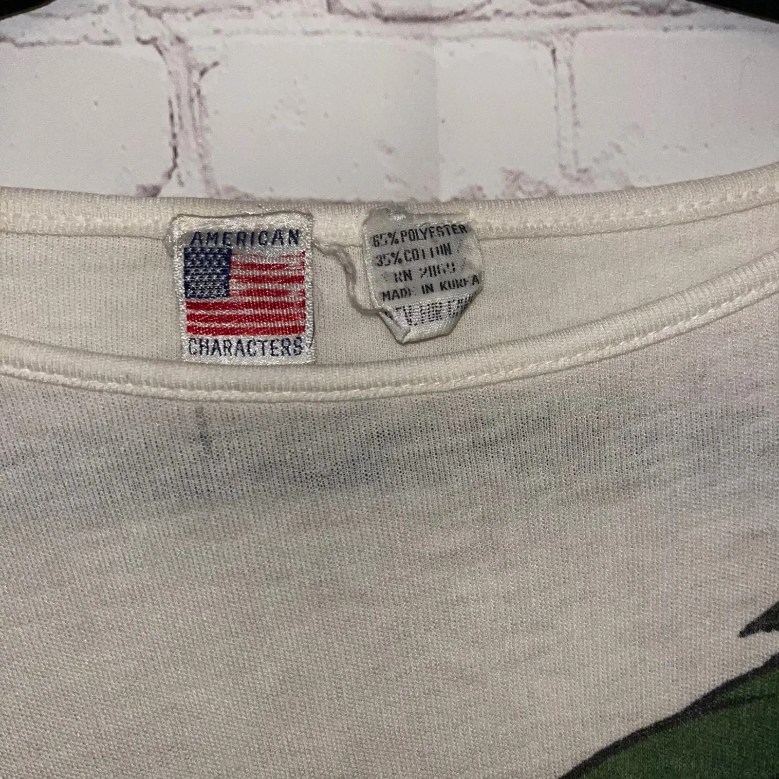 Vintage 70's 80's Disney Mickey Mouse Hawaiian Tropical Vacation T Shirt Size LG White - Image 5