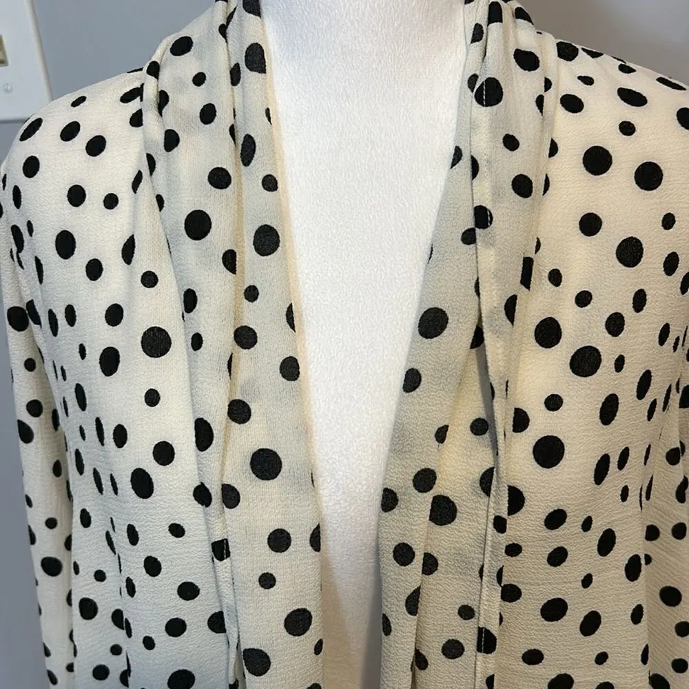 🆕 Kindom wrap around high low‎ cardigan size M White Size M - Image 2