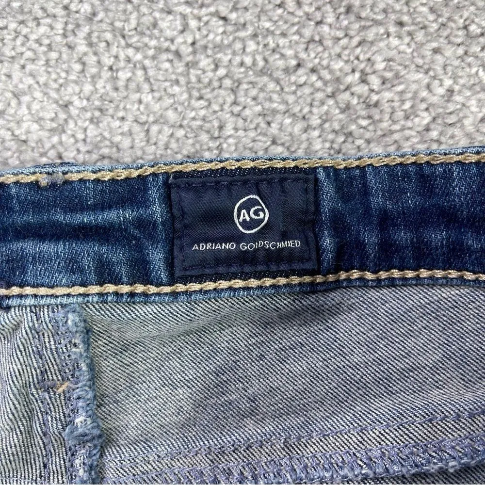 Ag Adriano Goldschmied Jeans Women’s 26 Blue The Stilt Cigarette Leg Low Rise - Image 6