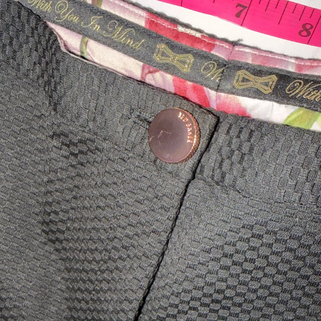 Ted Baker London Black Textured Pants - Image 3