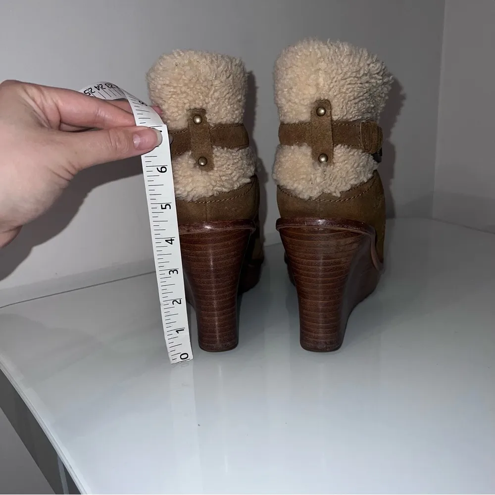 UGG  Australia Women’s Booties Chestnut Suede Size 10 - Image 6