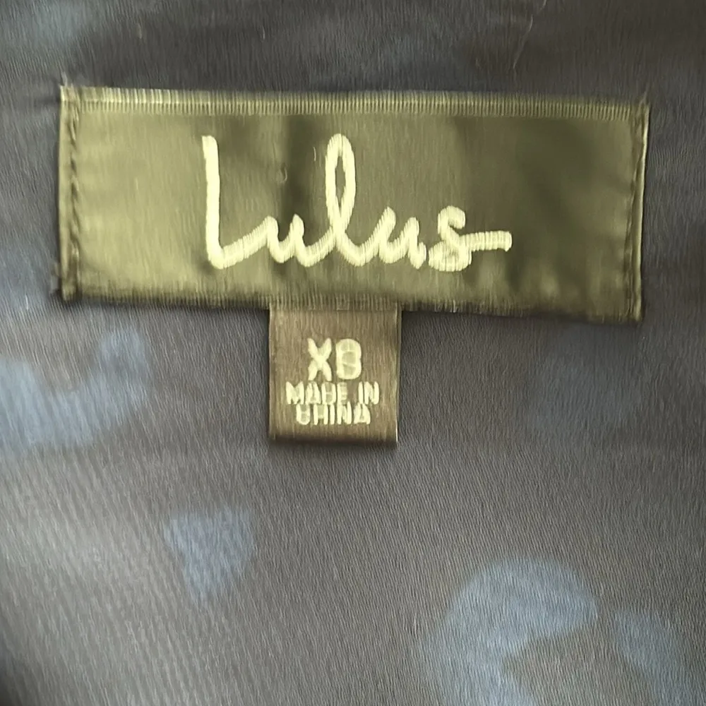 LULUS MAXI WRAP DRESS SZ: XS Black - Image 11