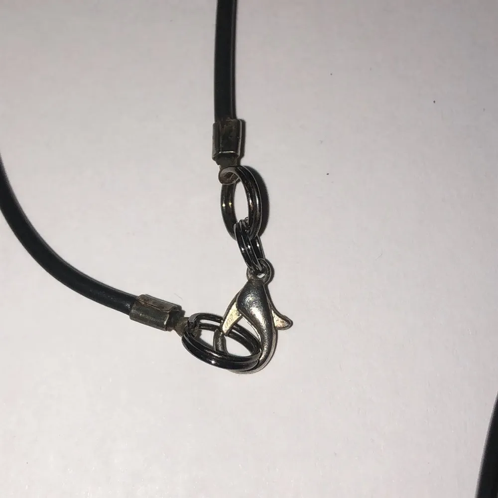 Hand Painted Palm Tree Shell By Toni K Boho Necklace Black - Image 3