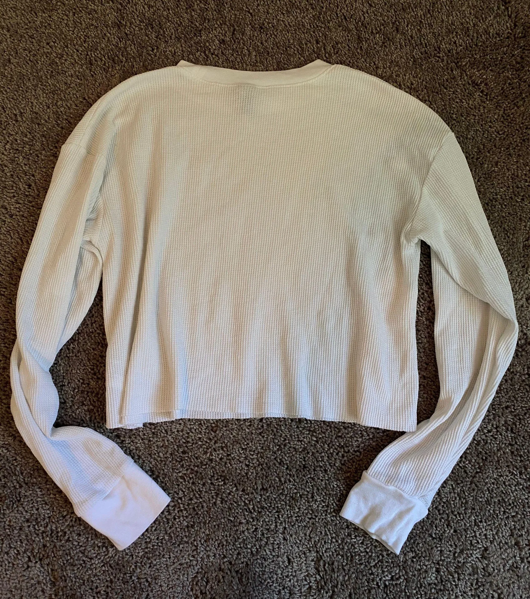 Wild Fable White Long Sleeve Shirt - Image 3