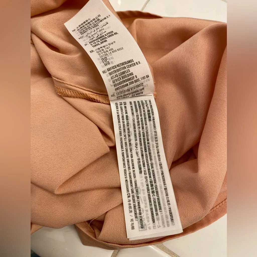 Abercrombie & Fitch Peach Lace Cami - Image 6