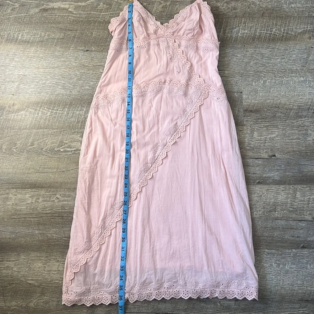 Reformation Marquette Dress In Rose Quartz Size 6 - Image 6