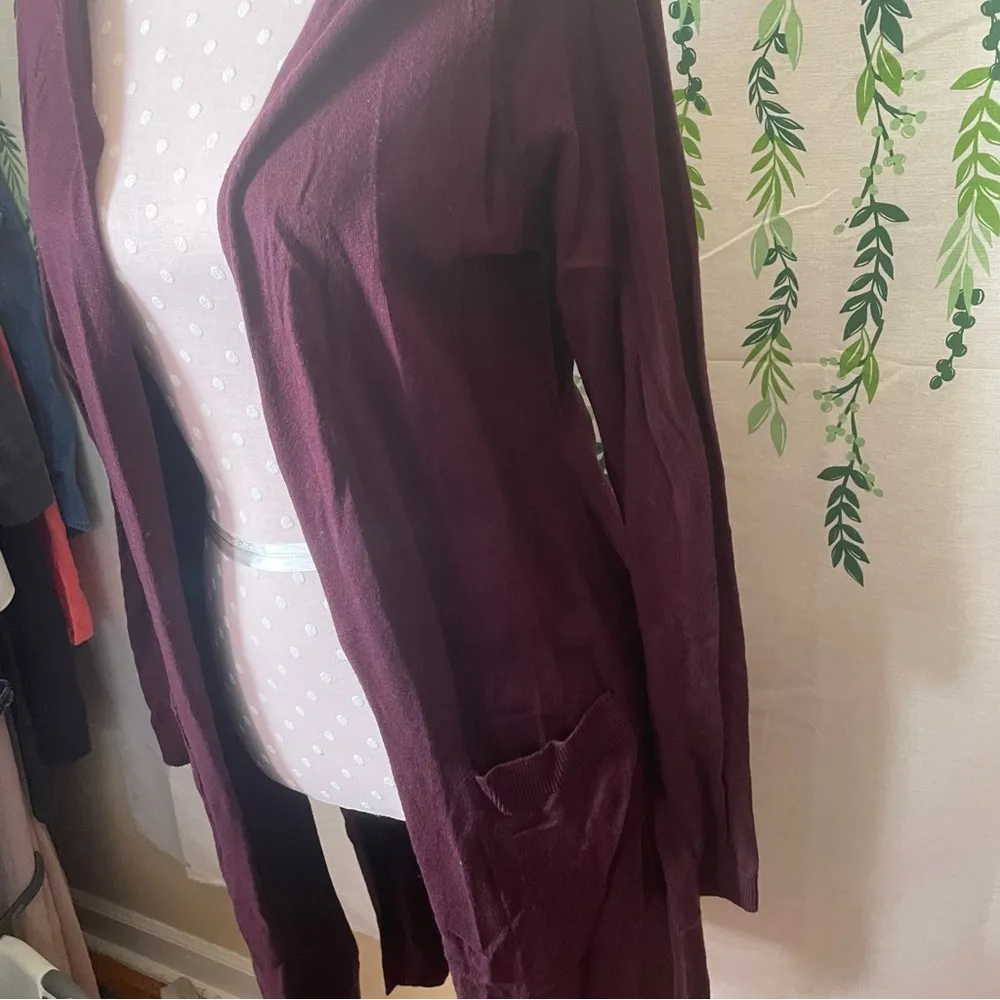 Size L Love Tree Long Cardigan w/ Slits on the sides B2 - Image 3