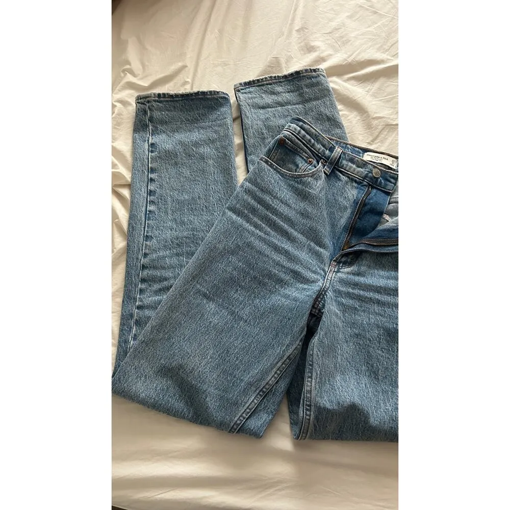 Abercrombie 90s Straight Ultra High Rise 27, 4, XL length - Image 6