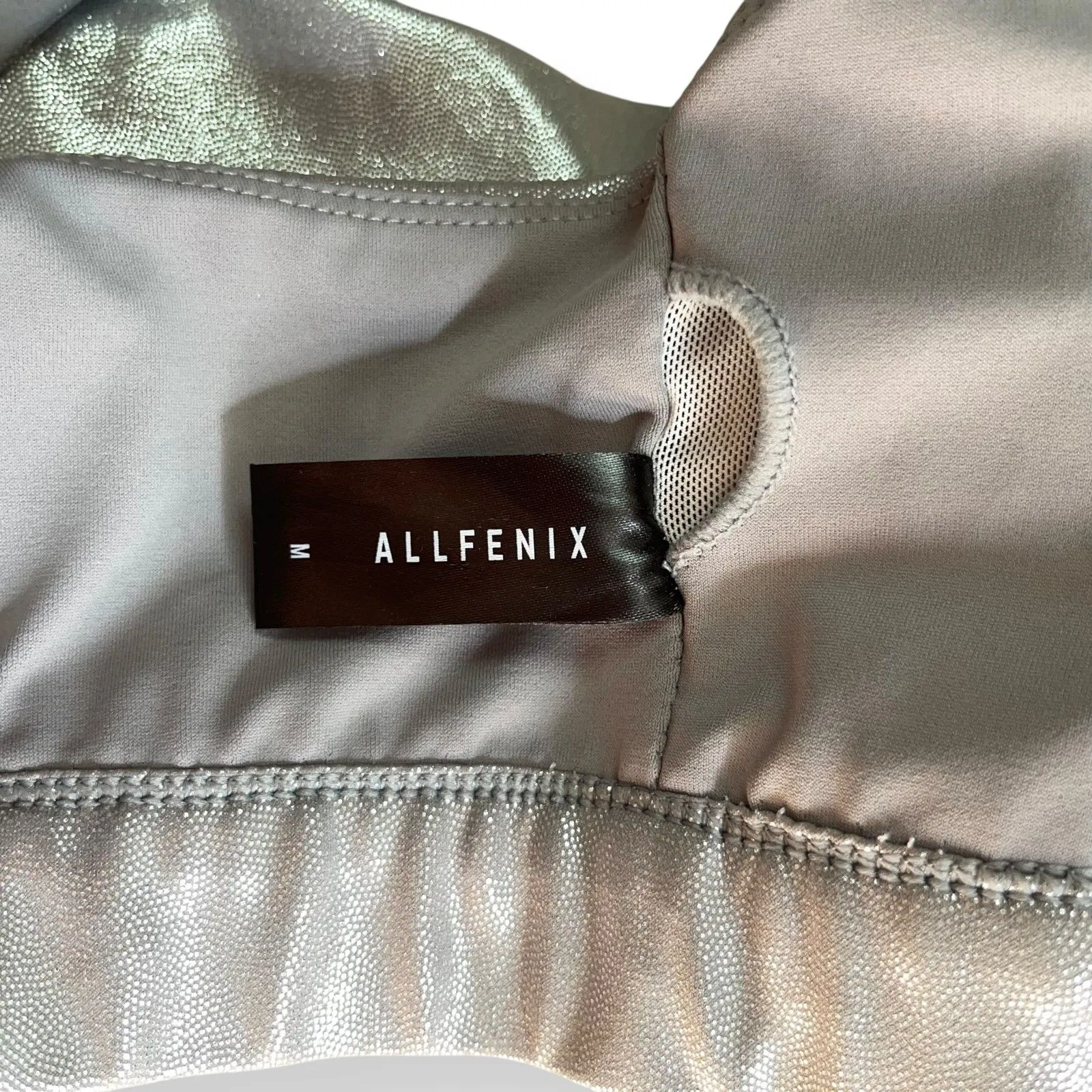 🆕 All Fenix Liquid Silver Racerback Sports Bra - Image 9