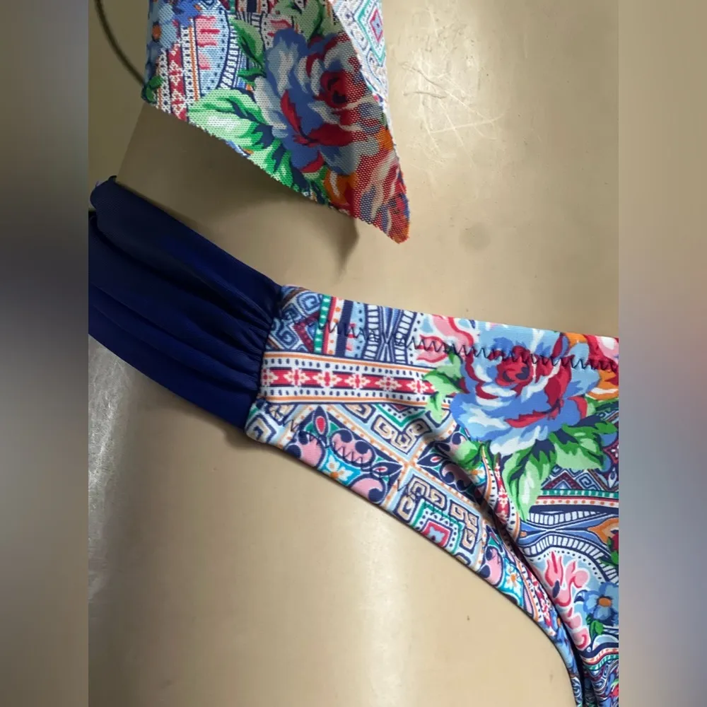 GOTTEX BY Profile Blush Turkish Delight Flyaway Tankini Top & Bikini Bottom Size L - Image 10