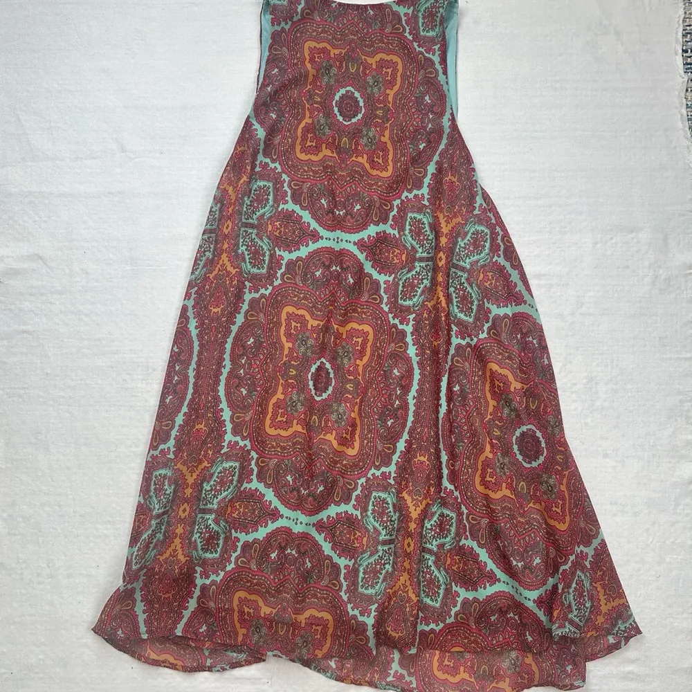 Show Me Your Mumu Rancho Mirage Lace Up Tunic Dress Bell of the Bali Size Large - Image 7