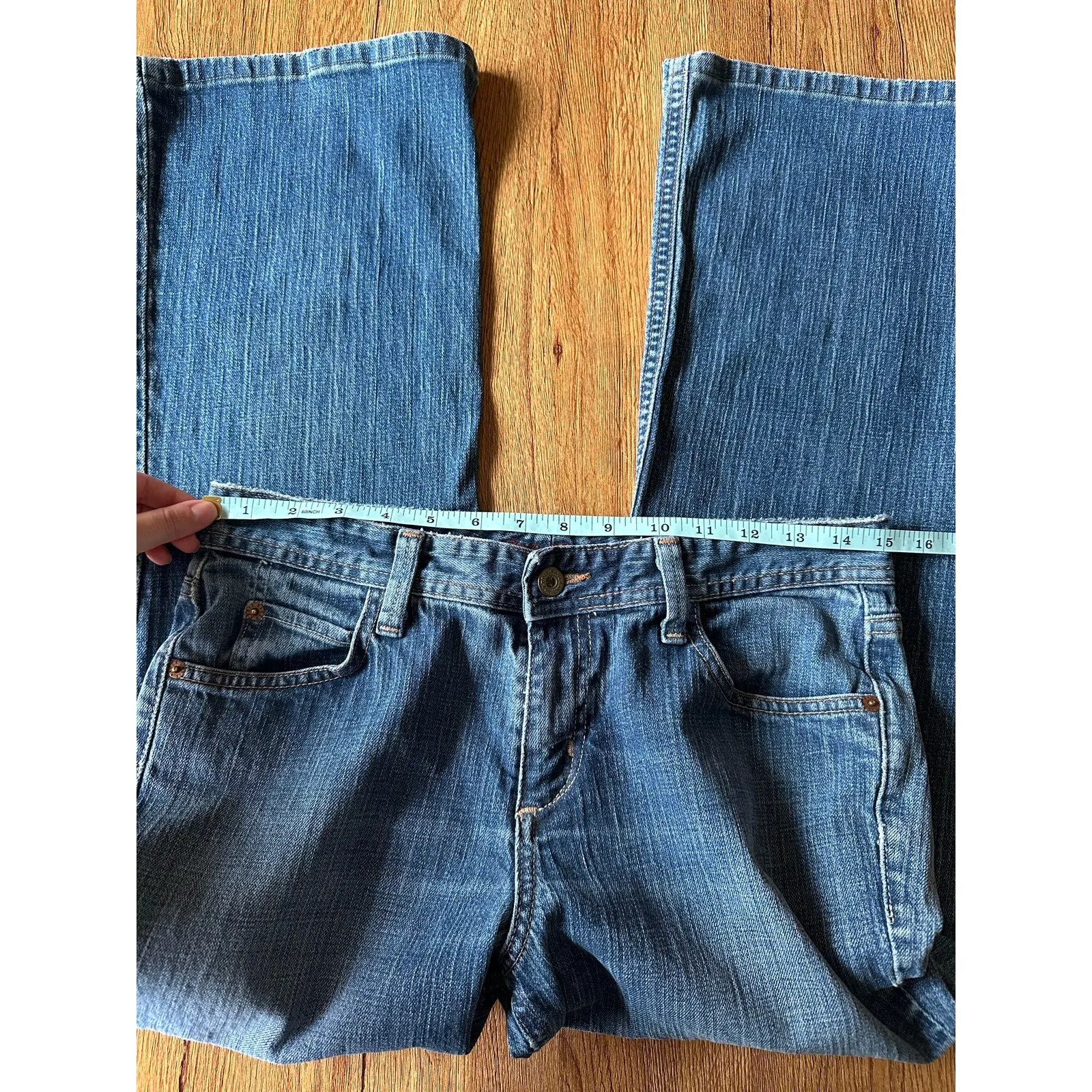 Eddie Bauer Vtg Mid-Rise Jeans Size 6 Short - Image 3