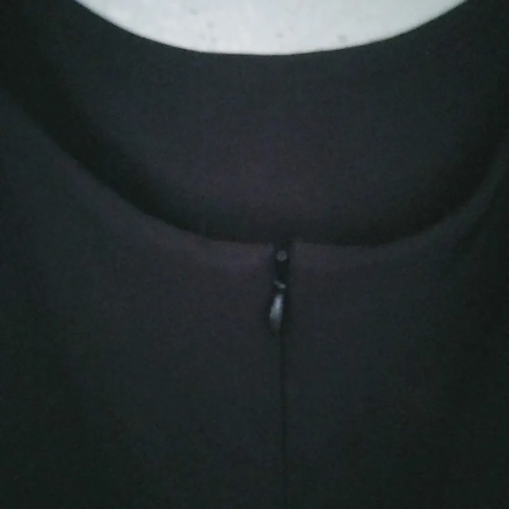 Dress Barn 16 Sleeveless Basic Black Stretch Dress Funeral - Image 5