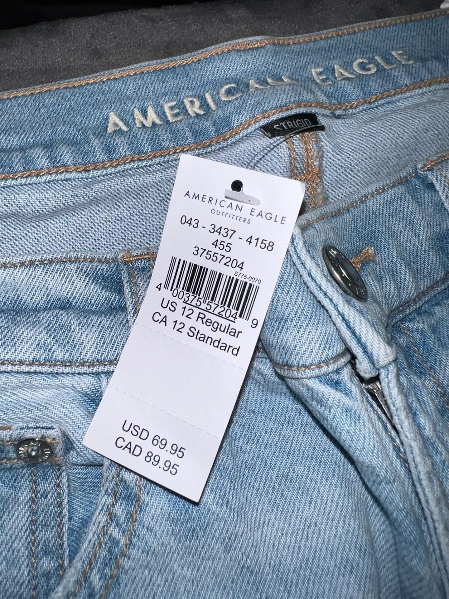 90s Straight Strigid Jean in Faded Light - Image 9