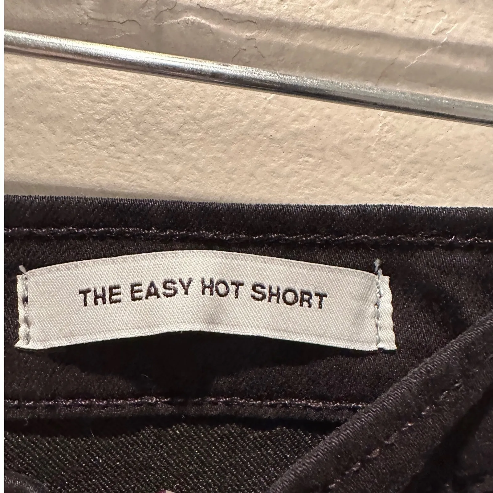 American Apparel Deadstock Black Easy Hot Shorts Size Large NWT High Rise - Image 4