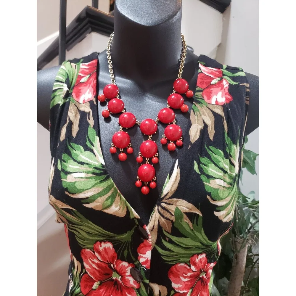 Expo Black Floral Hibiscus V - Image 11