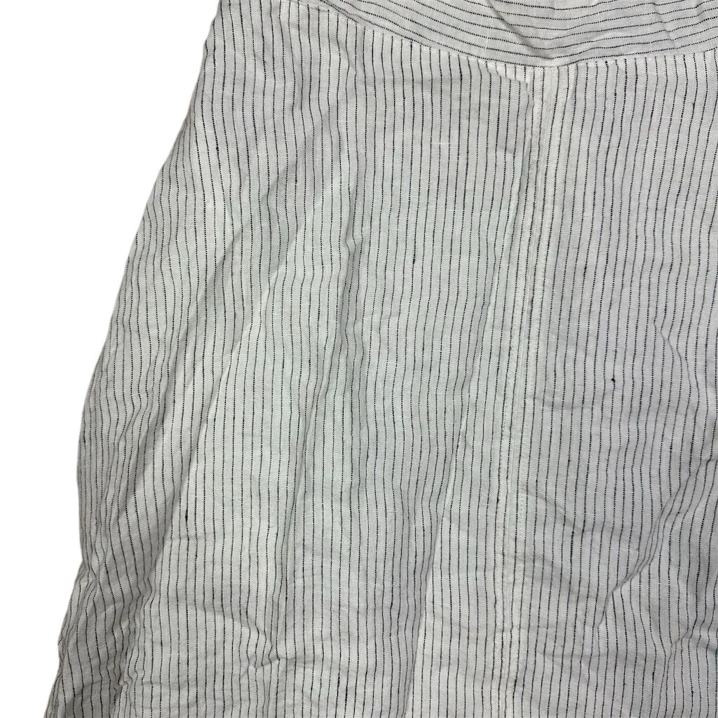 NWT Madewell Women's Striped Empire-Waist Midi Dress 100% Linen M Lighthouse - Image 5